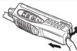 TOPCOM Protalker PT 1016 - Rimozione del gruppo batterie - 1