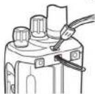 TOPCOM Protalker PT 1016 - De handriem bevestigen - 1