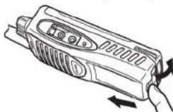 TOPCOM Protalker PT 1016 - Remover o conjunto da pilha - 1