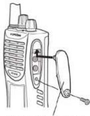 TOPCOM Protalker PT 1016 - Collegamento altoparlante/microfono esterni - 1