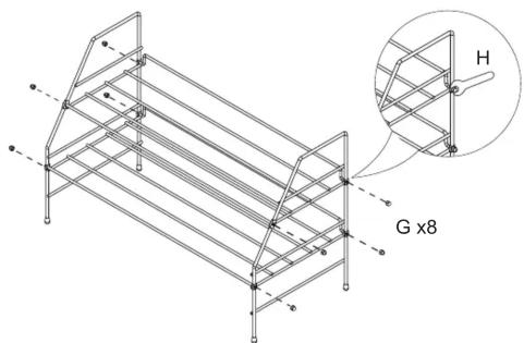 ATLANTIC 45506114 - Assembly Instructions / Directives d'assemblage Instrucciones/Instrucciones de Asamblea: - 3