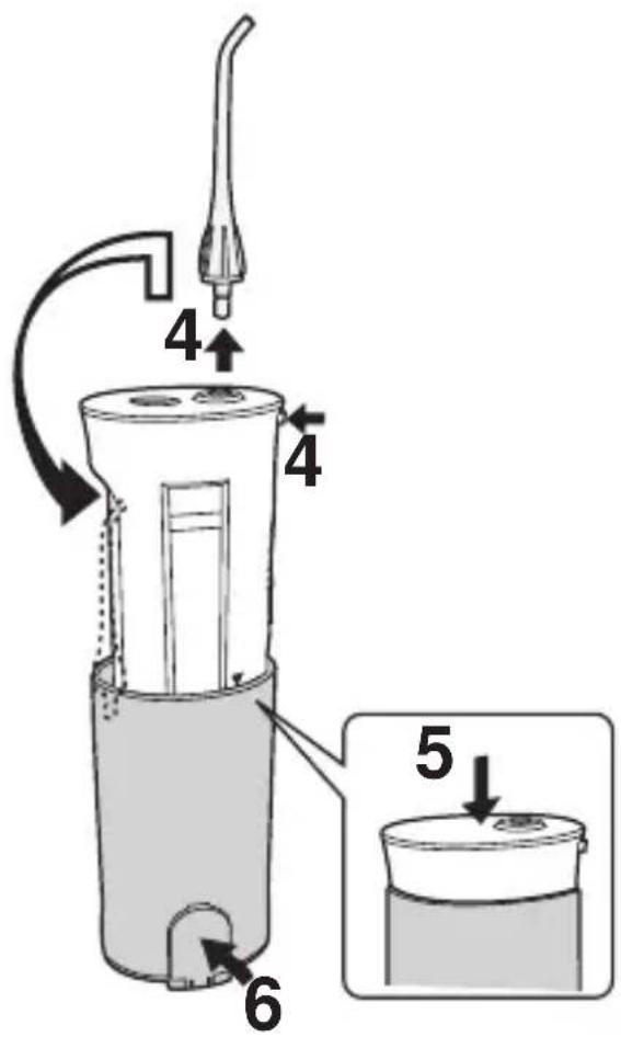 PANASONIC EWDJ10 - Nach Verwendung der Munddusche - 3