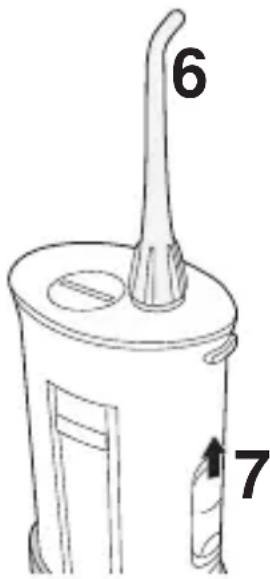 PANASONIC EWDJ10 - Schlieben Sie den Wasserzufuhrdeckel. Verschreiben Sie jhn fest, nachdem Sie Wasse - 1