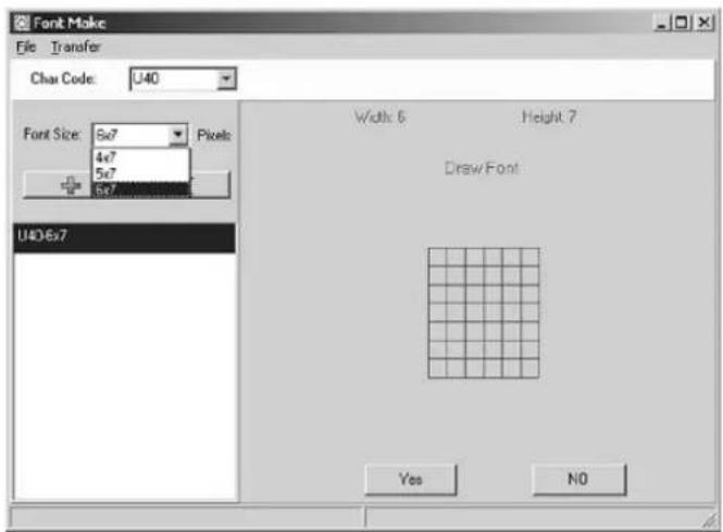 VELLEMAN MML16CN - Recal Default Font (Réinstauration des caractères) - 1