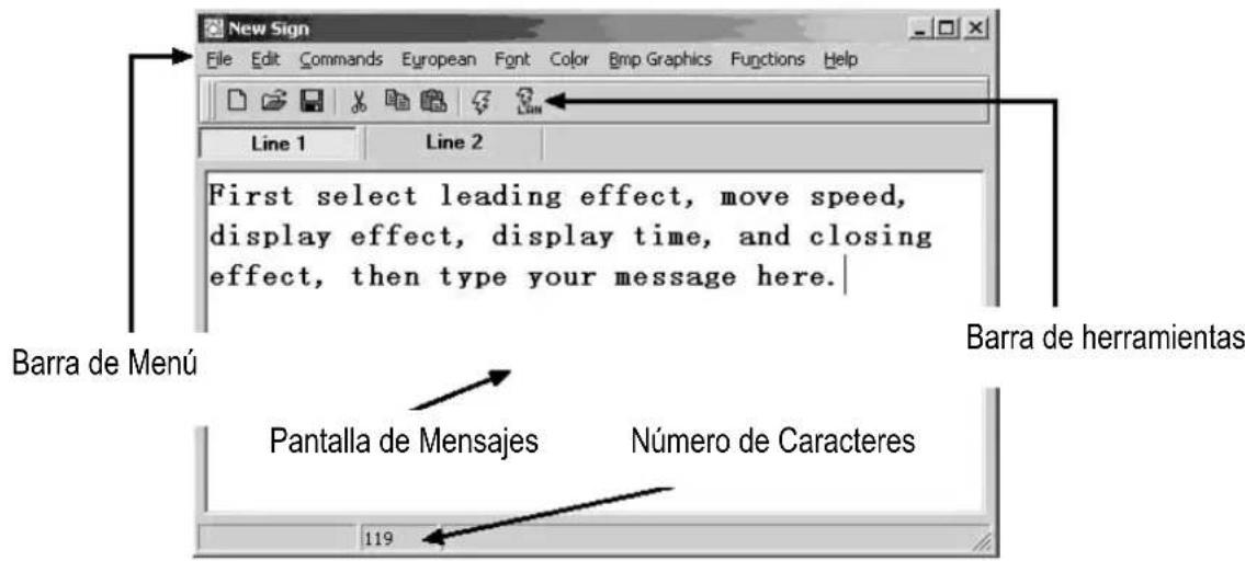 VELLEMAN MML16CN - La pantalla del software - 1