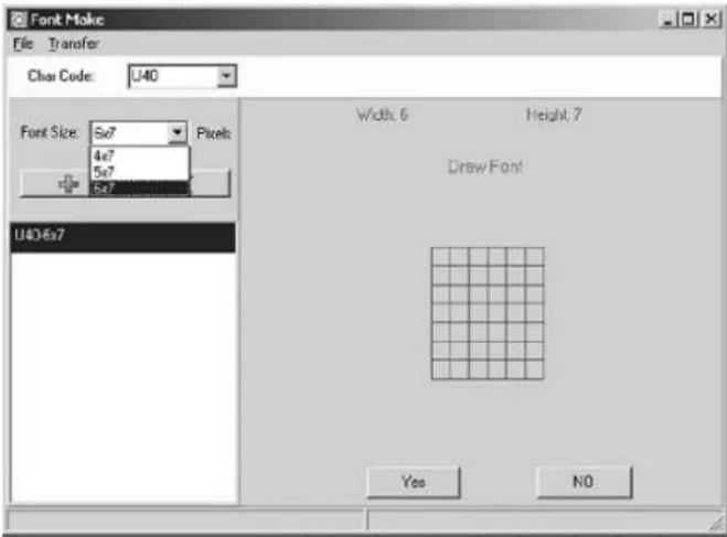 VELLEMAN MML24CN - Font Make (Modification des caractères) - 1