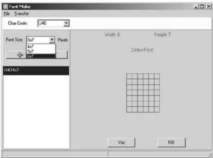 VELLEMAN MML24CN - User Font Make - 1