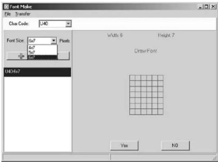 VELLEMAN MML24CN - User Font Make - 1