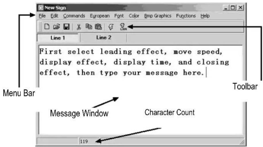 VELLEMAN MML24CN - Finestra del software - 1