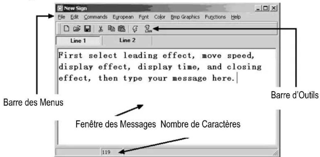 VELLEMAN MML24CN - L'écran du logiciel - 1