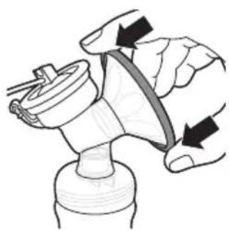 PHILIPS AVENT SCD292 - Assembling the breast pump - 8