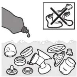 PHILIPS AVENT SCD292 - Warning: Do not use antibacterial or abrasive cleaning agents when you are cleaning. - 1
