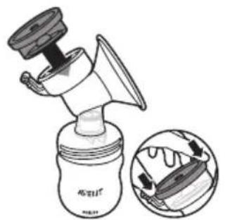 PHILIPS AVENT SCD292 - Assemblage du tire-lait manuel - 4