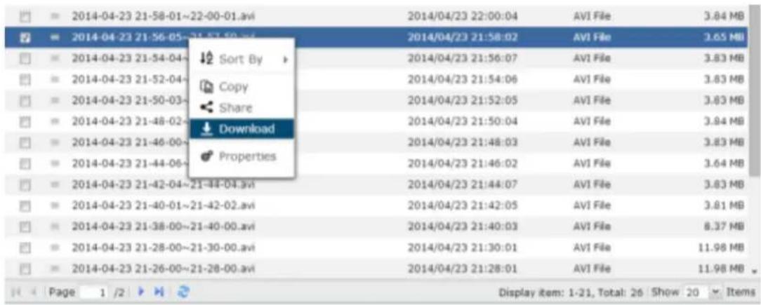QNAP VS12164URP PRO+ - Téléchargement de fichiers - 1