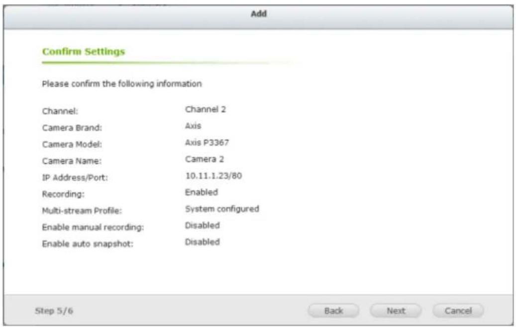 QNAP VS12164URP PRO+ - Ajouter des caméras IP - 3