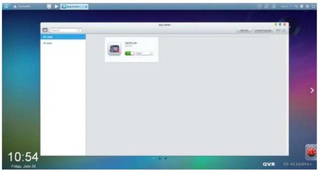 QNAP VS12164URP PRO+ - Comment faire pour installer QSCM Lite sur un serveur NVR - 8