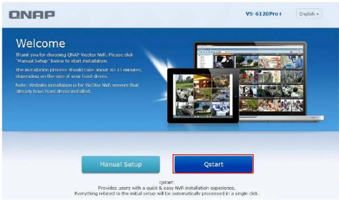 QNAP VS2108L - Initialisation du système - 1