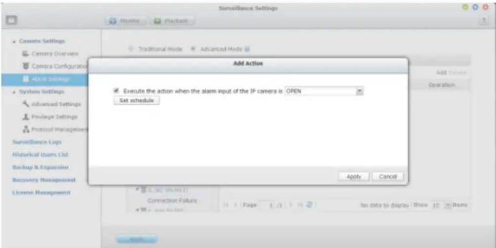 QNAP VS2108L - Entrée d'alarme - 1