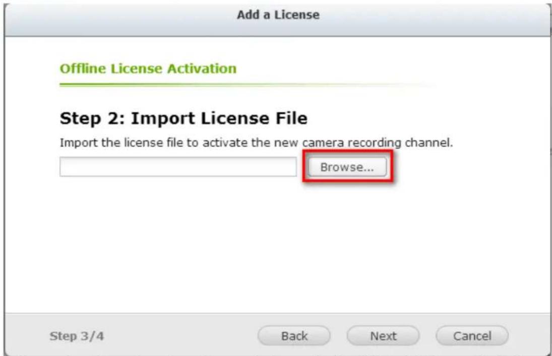 QNAP VS2108L - Activation hors ligne - 4