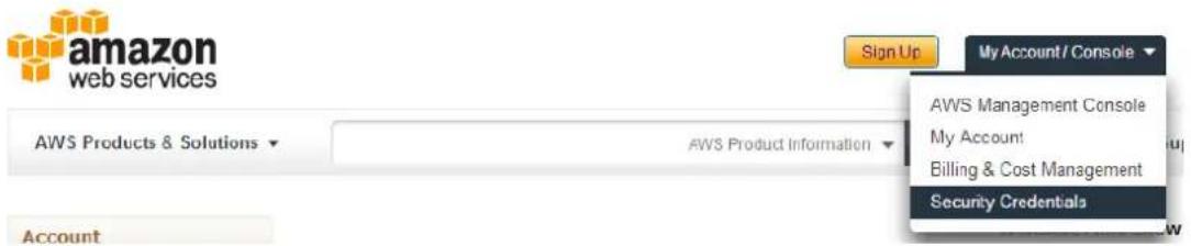 QNAP VS2108L - Étape 2 : obtenez votre ID clé d'accès et votre clé d'accès secrète - 1