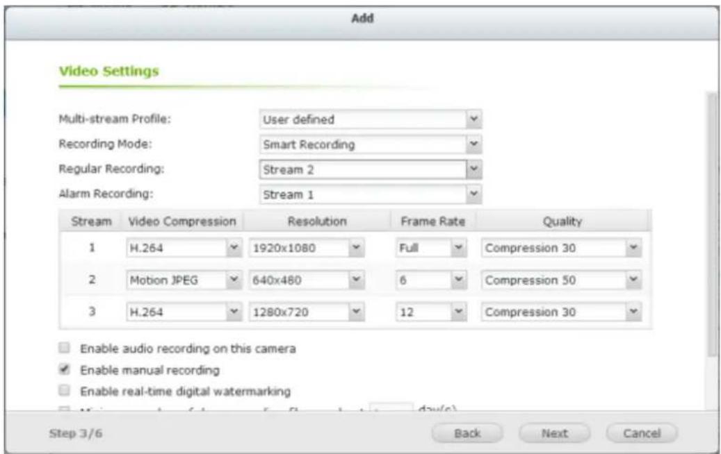 QNAP VS2108L - Comment configurer l'enregistrement intelligent ? - 1