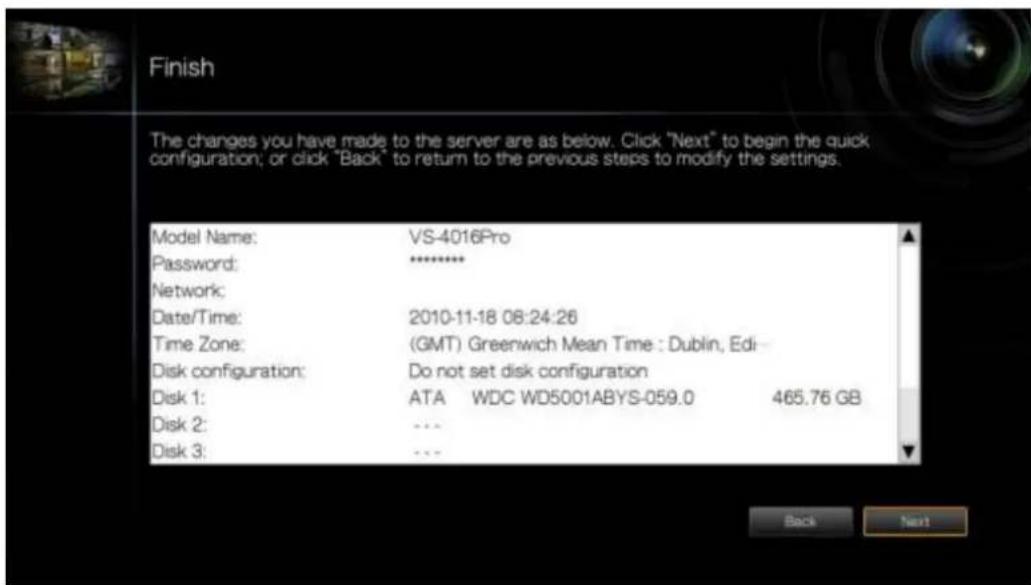 QNAP VS2108L - Configuration rapide - 11
