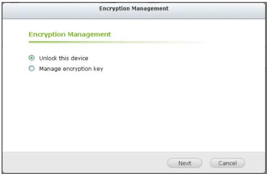 QNAP VS2108L - Déroverrouiller l'appareil - 1