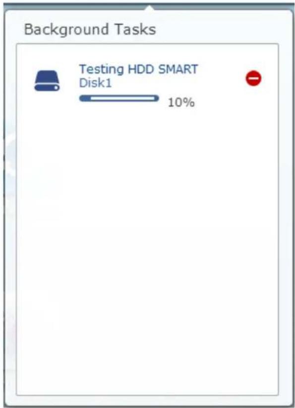QNAP VS2108L - Tâche en arrêté-plan - 1