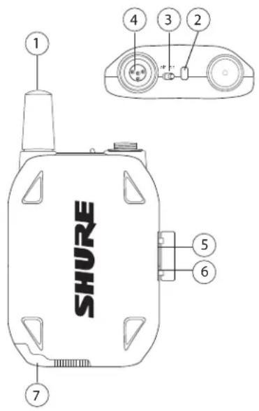 SHURE GLXD16 - Taschensender - 1