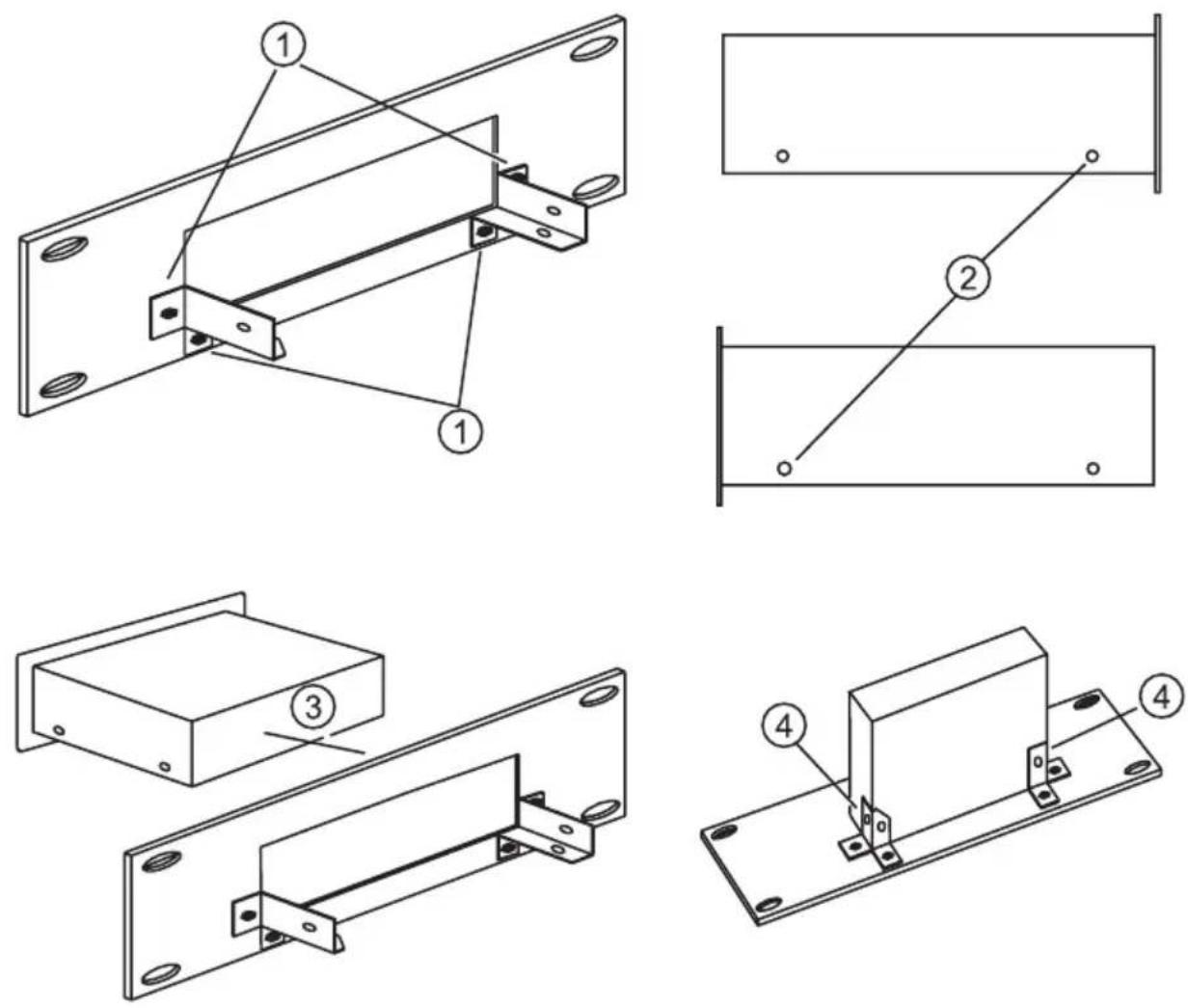Kramer RK4X - THE RK-MED ADAPTER INSTALLATION - 1