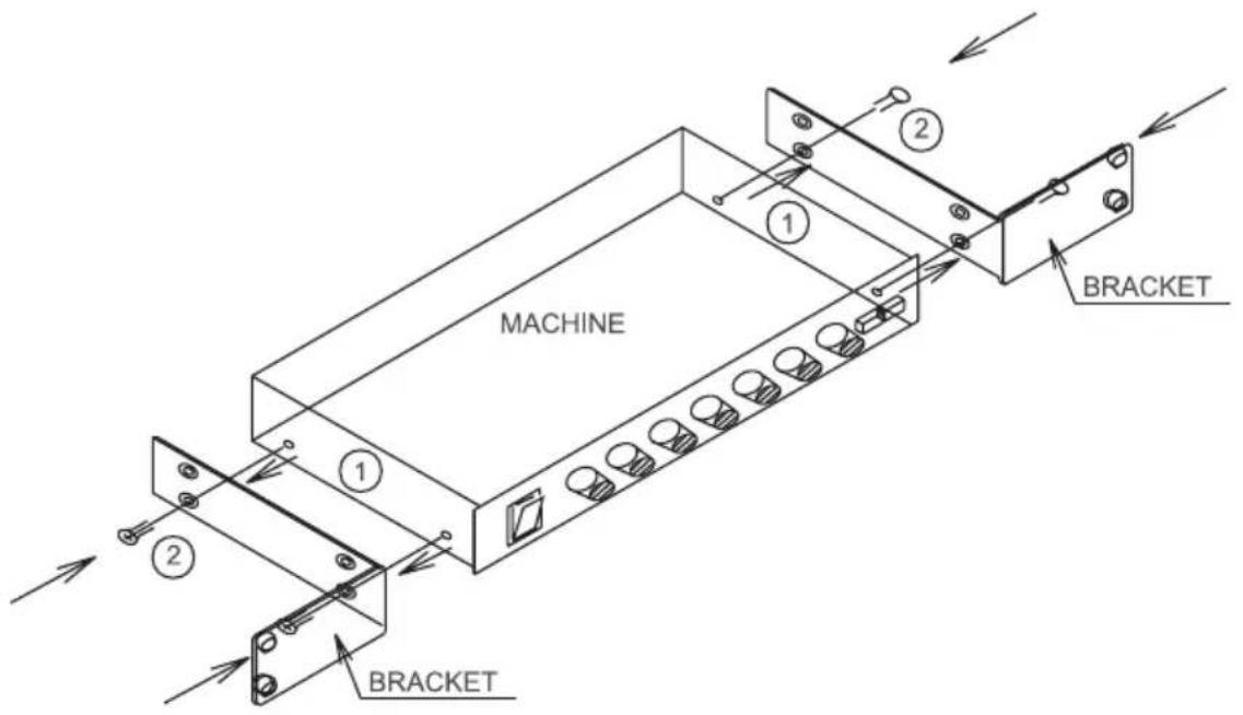 Kramer RK81X - THE RK-40 ADAPTER INSTALLATION - 1