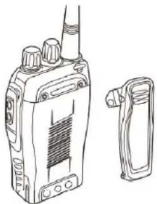 ALBRECHT 29830 - INSTALLAZIONE DELLA CLIP PER CINTURA - 1