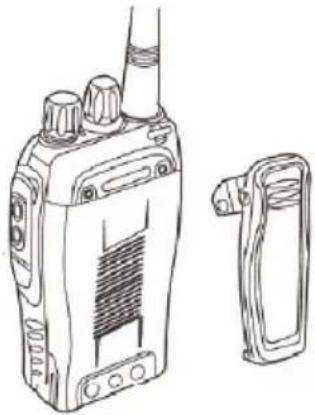 ALBRECHT 29830 - INSTALLACION DEL SUJETADOR DE CINTURON - 1