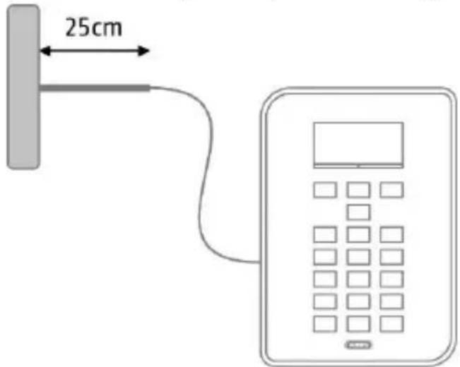 ABUS FUMO50000 - Positionierung der Antenne - 2