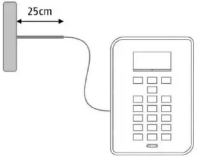 ABUS FUMO50000 - Colocación de la antena - 2