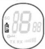 TOPCOM Twintalker 1302 Duo - UKAZATEL UROVNE NABITIBATERI/SIGNALIZE NIZKEHO NABITI - 1