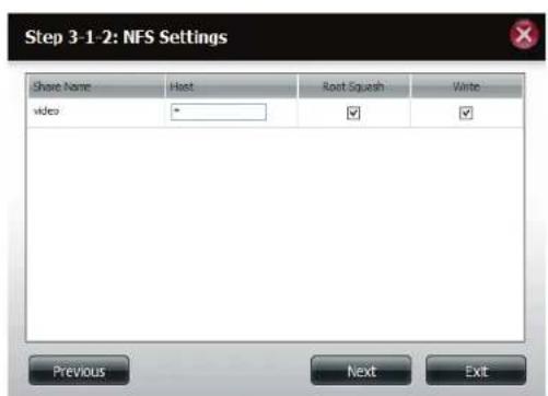 D-LINK DNS340L - Assistant Ajouter/Modifier des partages réseau - 10