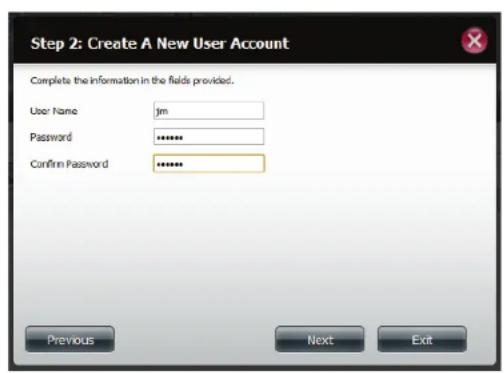 D-LINK DNS340L - Creation d'un seul utiliser - 4
