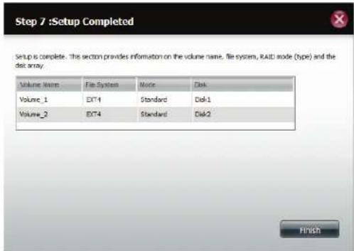D-LINK DNS340L - Welcome To Hard Drive Configuration Wizard - 10
