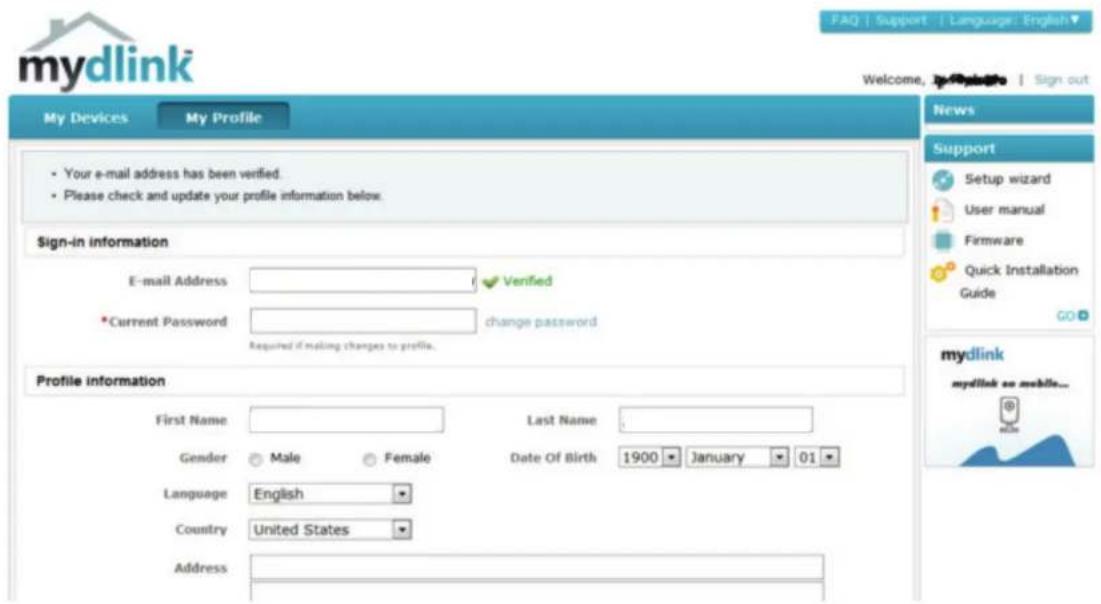 D-LINK DNS340L - Verification mydlink - 2