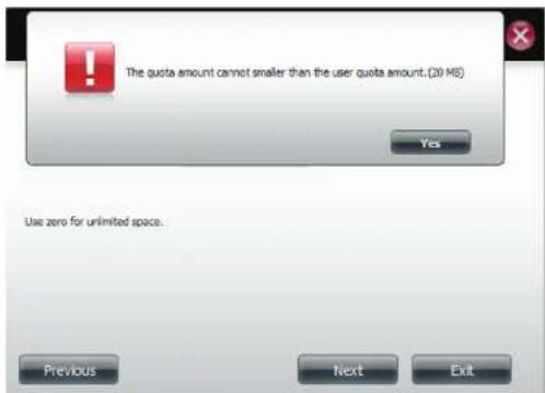 D-LINK DNS340L - Modification d'un groupe - 9