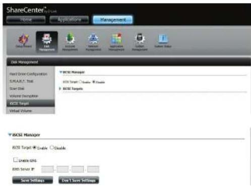 D-LINK DNS340L - Cible iSCSI - 1