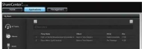 D-LINK DNS340L - My Music - Créer une playlist - 5