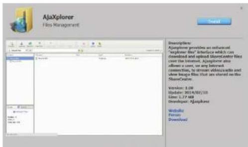 D-LINK DNS340L - Affichage des informations de l'application - 1