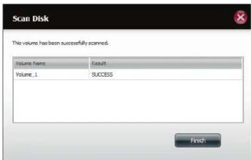 D-LINK DNS340L - Scan Disk (Analyse de disque) - 5