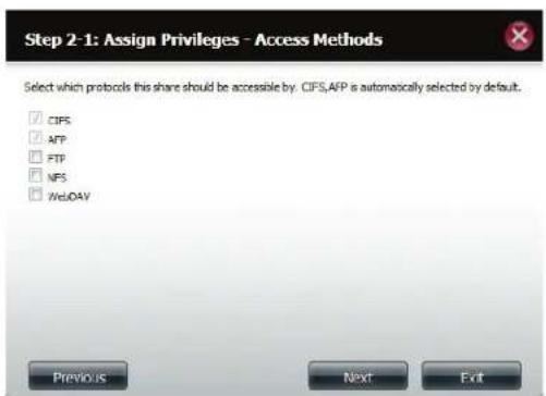 D-LINK DNS340L - Assistant de configuration des partages ISO - 6