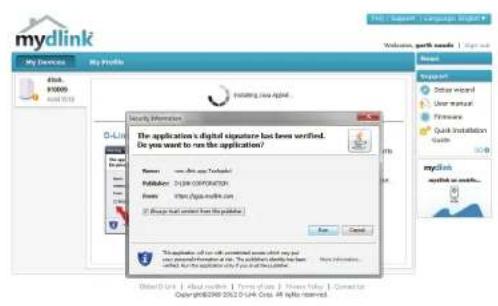 D-LINK DNS340L - Java Runtime Environment mydlink - 6