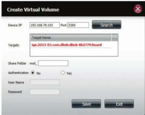 D-LINK DNS340L - Creation d'un volume virtuel - 2