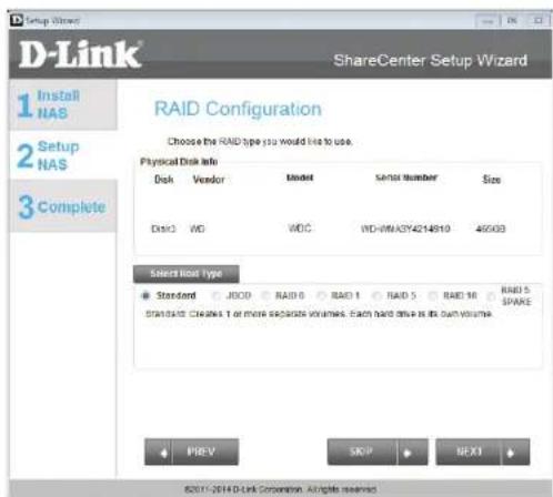 D-LINK DNS340L - RAID 5 - 1