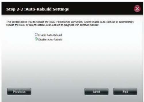 D-LINK DNS340L - Welcome To Hard Drive Configuration Wizard - 5